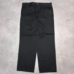 ドッカーズ リーバイス W36 チノパン スラックスボトム 古着 黒 16894