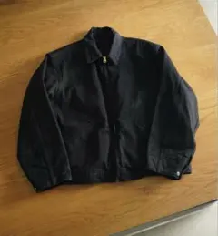 COMOLI ブラックデニムジップショートジャケット 26SS