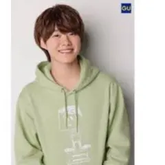 GU×なにわ男子コラボパーカー 大橋和也 Sサイズ グリーン