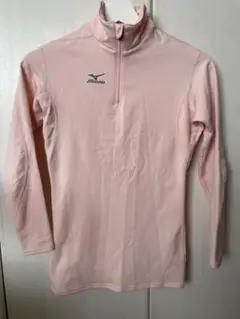 MIZUNO ミズノ ハーフジップ 長袖 トレーニングウェア ピンク M