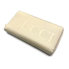 【美品】GUCCI グッチ レザー ラウンドファスナー 長財布