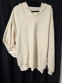 MOUSSY マウジー プルオーバー パーカー アイボリー ポケット付のサムネイル