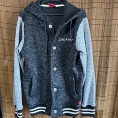 Dickies フード付きパーカー Lサイズ グレー/ブラック