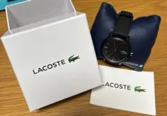 LACOSTE ラコステ 腕時計 ブラック　電池なし