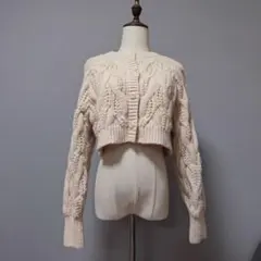 earth music&ecology ケーブルニットセーター