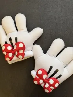 ディズニー ミニーマウス 手袋グローブ 両手
