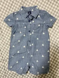 baby GAP デニムロンパース 12-18ヶ月