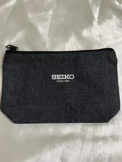 SEIKO リサイクルデニムポーチ　非売品　レア　ノベルティ　citizenのサムネイル