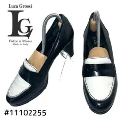 Luca Grossi バイカラー　ローファーパンプス　 35 1/2のサムネイル