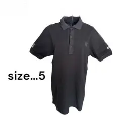 MasterBunnyEditlonブラック ポロシャツ サイズ5マスターバニー