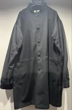 HIBECKアウター コート コーチジャケット ノーカラー ブラック Mサイズ