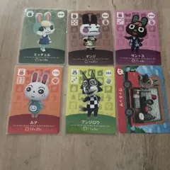 ミッチェル　ルナ　ブンジロウ　ヴァネッサあつまれどうぶつの森amiibo