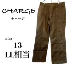 《レナウン チャージ 》ブラウン カジュアル ストレートパンツ サイズ13（LL