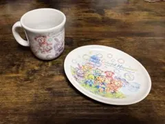 カラフルハピネス スーベニア プレート マグカップ ペア　ディズニーシー