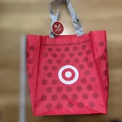 Target Reusable Bag エコバッグ レッド ドット柄のサムネイル