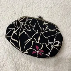 AYANOKOJI あやの小路　ポーチ　小物入れ　がま口　和　黒　ブラック