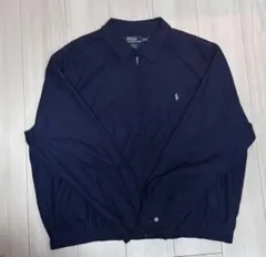 【美品】90s ラルフローレン スイングトップ ネイビー