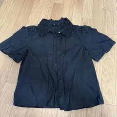ZARA 襟付きブラウス 半袖