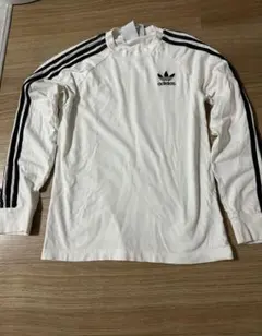 exwllさん専用　adidas ホワイト 長袖 Tシャツ　3ストライプ