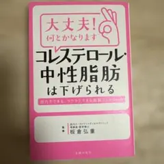 大丈夫!何とかなります コレステロール・中性脂肪は下げられる 自力でできる、ラ…