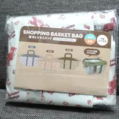 おさるのジョージ　保冷エコバッグ　大容量　保温　レジかごバッグ