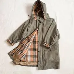 美品　Burberrys ダウンライナー　ノバチェック　モッズコート　袖ノバ