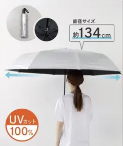 3coins 晴雨兼用 傘 BIG 直径134cm UVカット100%のサムネイル
