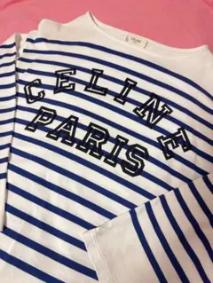 CELINE セリーヌ ボーダー カットソー Tシャツ