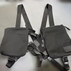 【美品】agnes b. アニエスベーチェストバッグ　ブラック　2WAYのサムネイル