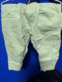 キッズ パンツ 110cm ライトグリーン ストレッチ 長ズボン