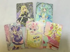 名探偵プリキュア　キラキラカードグミ　バトンタッチ　５枚セット