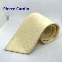 義*様 冠婚葬祭用！Pierre Cardin ネクタイ　クリーム色　シルク10のサムネイル
