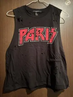 FOREVER 21 PARIS ダメージ加工 タンクトップのサムネイル
