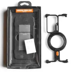 【新品】Galaxy Fold7用アルミバンパーケース 360°回転スタンド付き