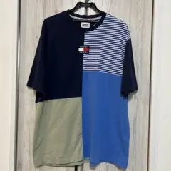 TOMMY JEANS マルチカラーTシャツ　Lサイズ