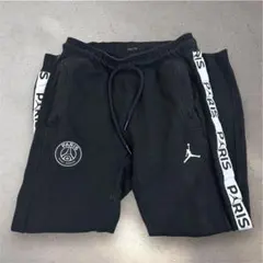 PSG × ジョーダン パリサンジェルマン スウェットラインパンツ 人気 黒 S
