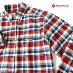 未使用◎Marmot クラシックタータン フランネルシャツ