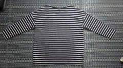 ネイビー ボーダー 長袖