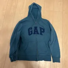 00's old gap 希少カラー ブルーグリーン ビックロゴ y2k