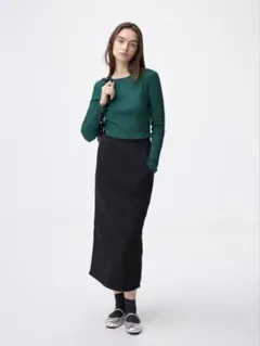 ヘビーウェイトスウェットナロースカート　M