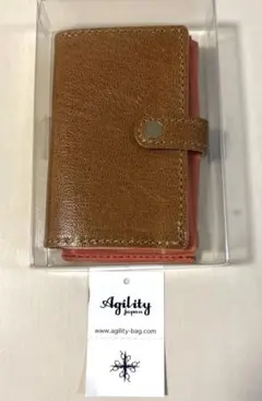 AGILITY JAPAN 名刺入れ 山羊革 牛革 バイカラー　新品未使用品のサムネイル