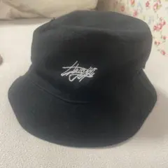 バケットハット 黒 リバーシブル 帽子