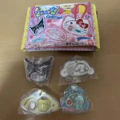 サンリオキャラクターズ　パッケージチャーム　チョコボーロ　4点セット