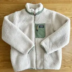 OUTDOOR フリースジャケット クリーム色