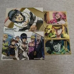 ジョジョ ポストカード ブチャラティ ステッカー ディアボロ 仗助 ジョセフ