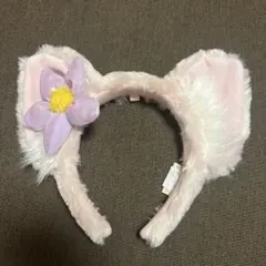 リーナベル カチューシャ 花付き ピンク ディズニー