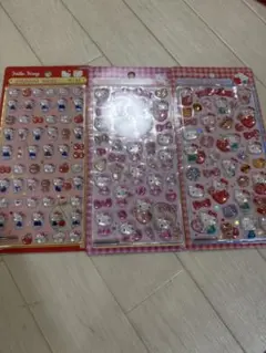 キティ　ボンボンドロップシール　3点セット