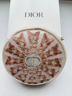 비매품 ! DIOR 나비 자수 파우치