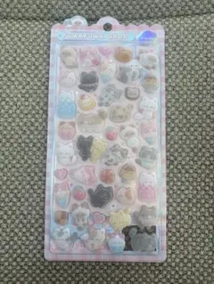 国内　正規品　ふわふわドロップシール ねこねこふわふわ　クーリア