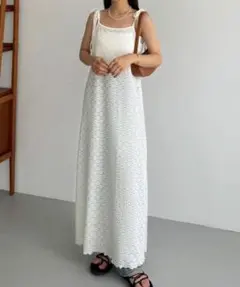 callautia　レイヤードフラワーレースキャミワンピース(レイヤード用)